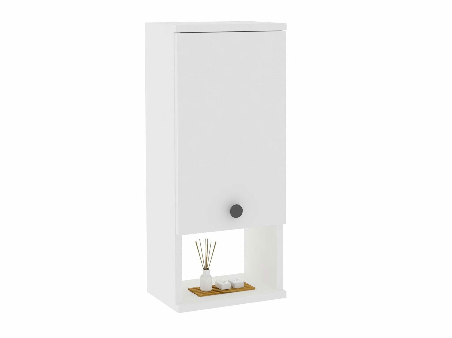 Piekarams vannas istabas skapītis Kailua 754 (Balts)