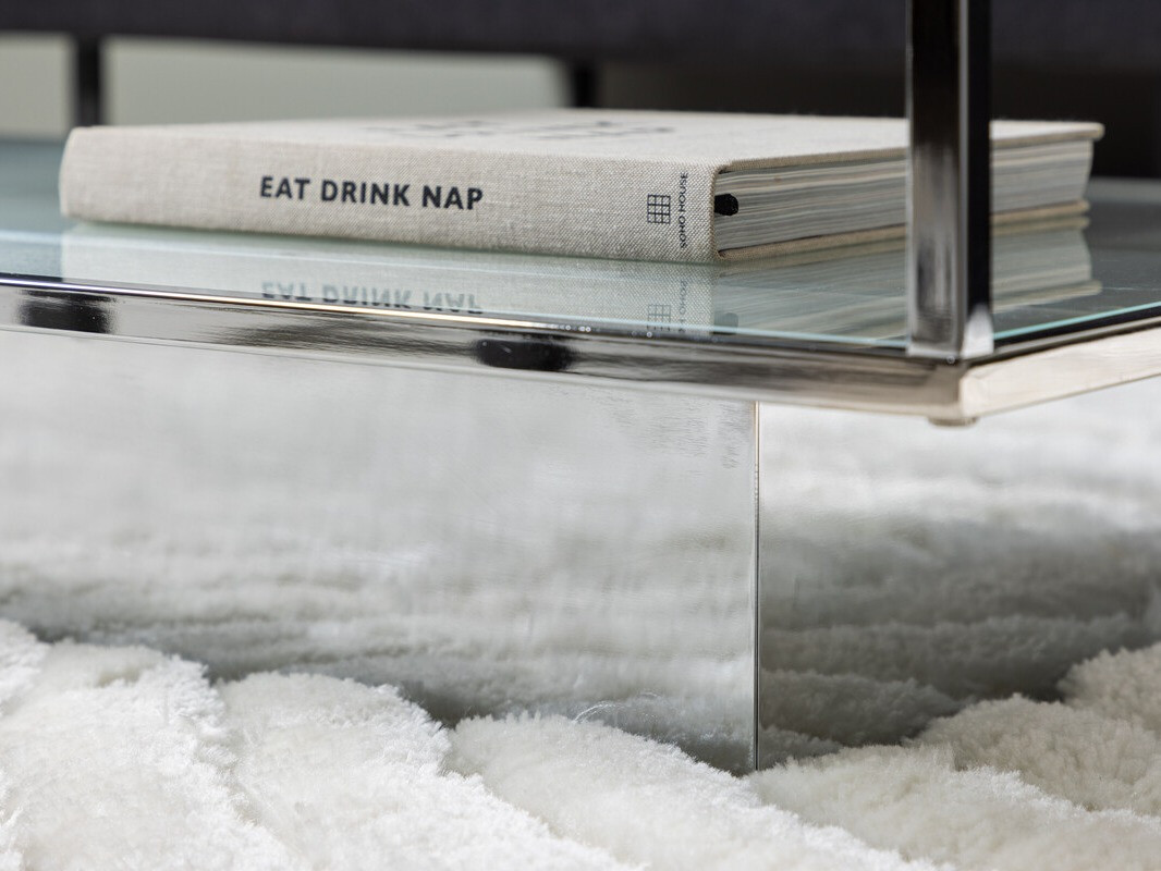 Žurnālu galdiņš Dallas 4212 (Sudraba)