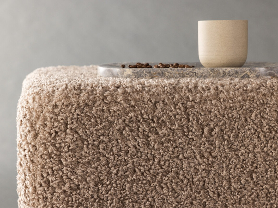 Пуф Dallas 4219 (Коричневый + Серебряный)