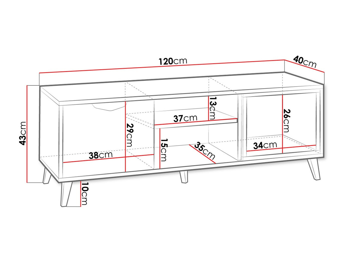 TV galds Domvera 109