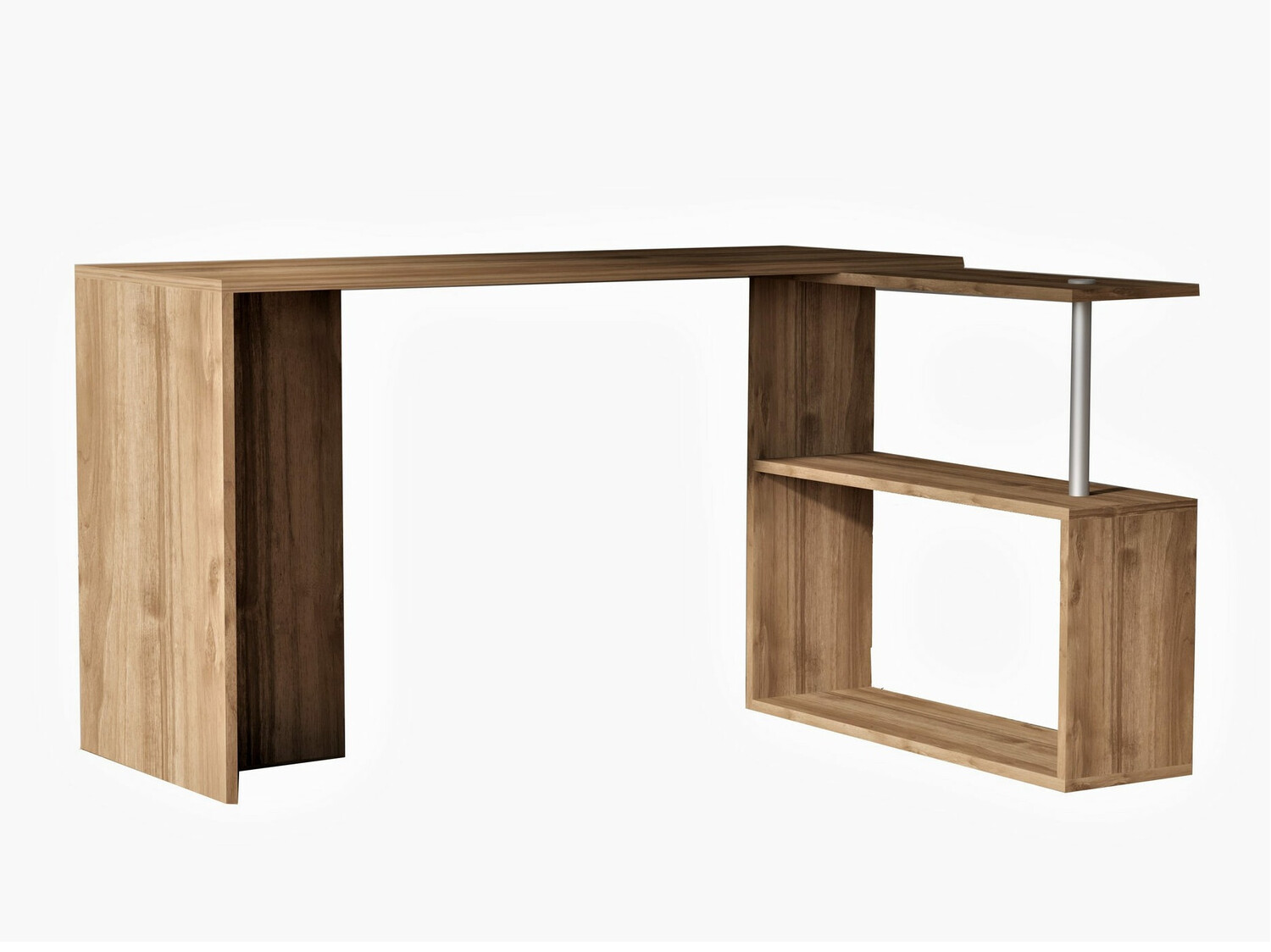 Stūra rakstāmgalds Kailua 792 (Riekstkoks)