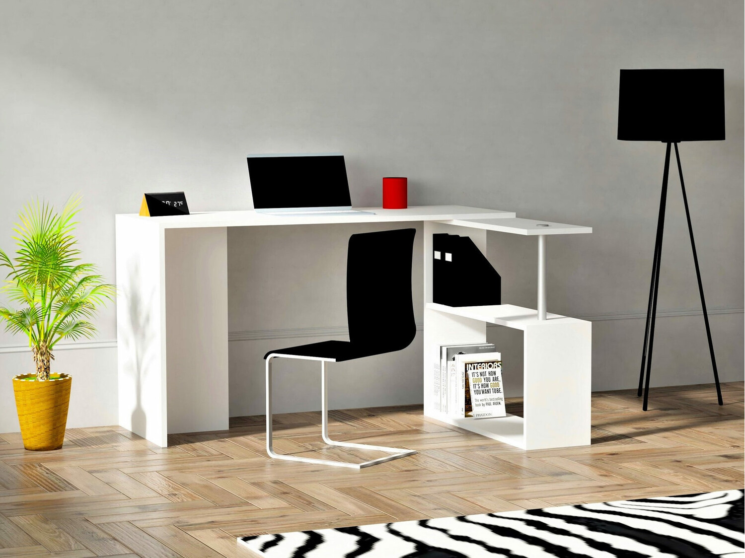 Угловой письменный стол Kailua 792 (Белый)