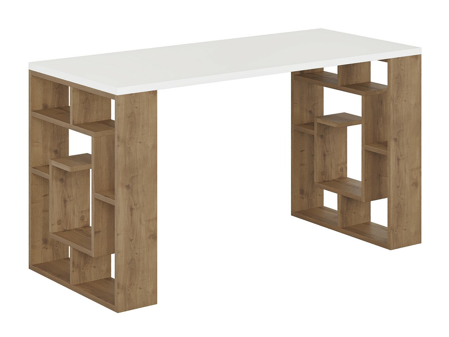 Rakstāmgalds Kailua 813 (Balts + Tumšs ozols)