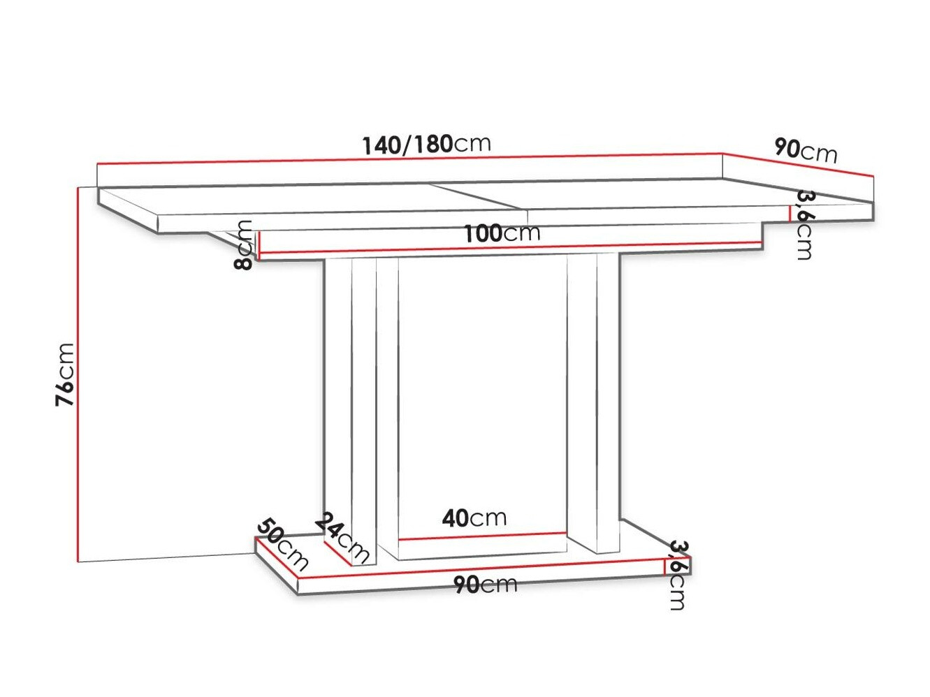 Cтол Goodyear 127