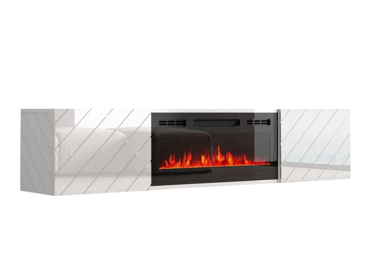 TV galds Charlotte 192 (Balts + Melns)