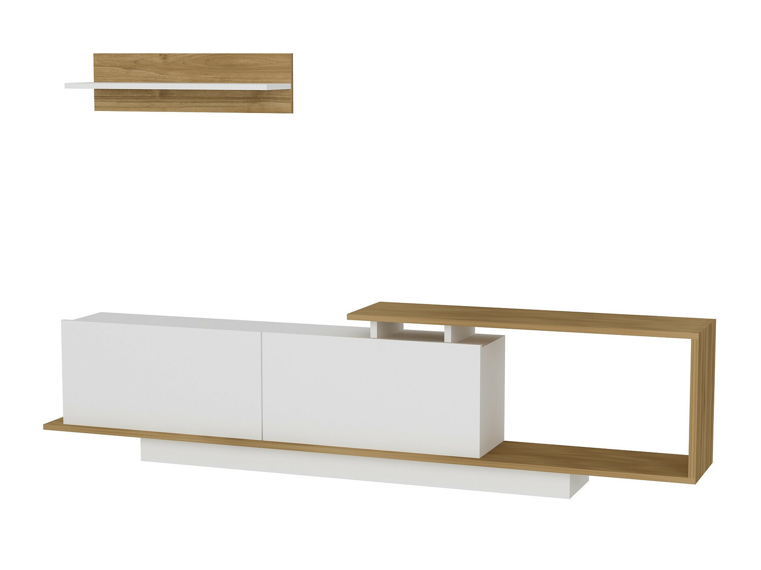TV galds Kailua 849 (Balts + Riekstkoks)