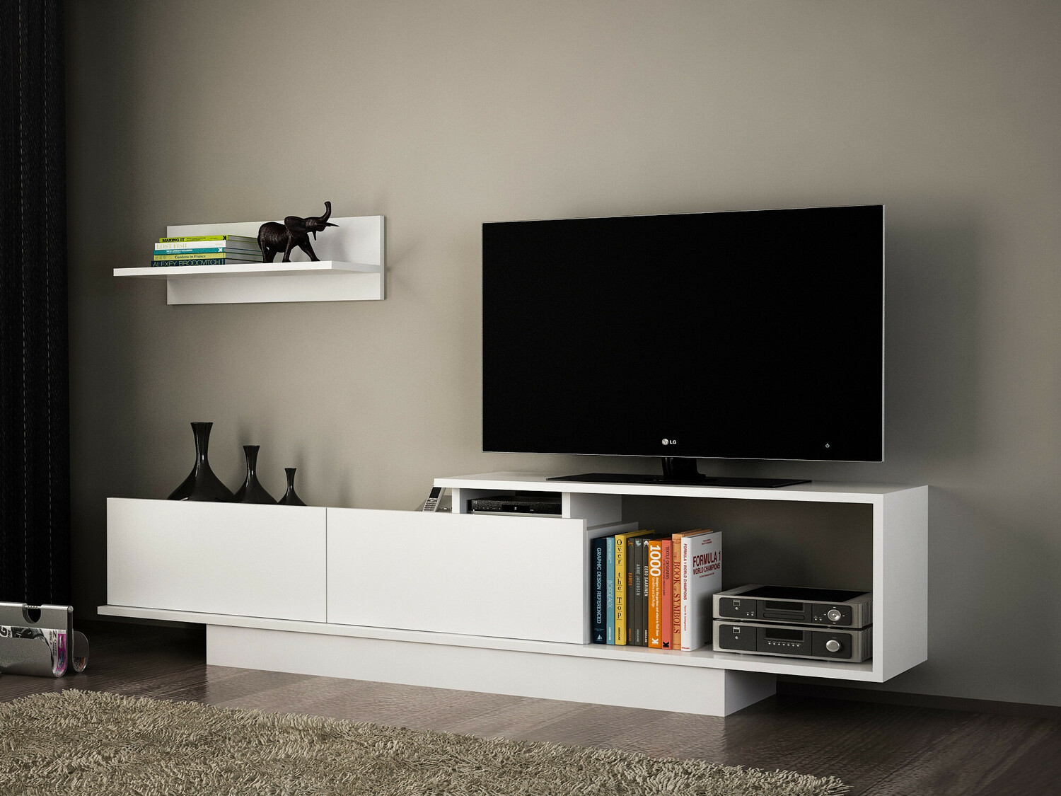 TV galds Kailua 849 (Balts)