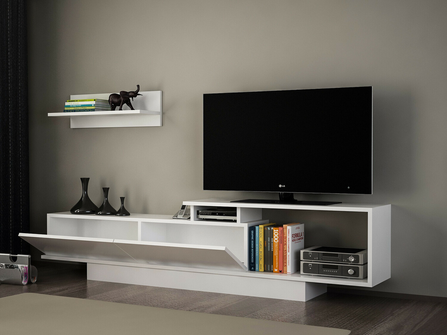 TV galds Kailua 849 (Balts)