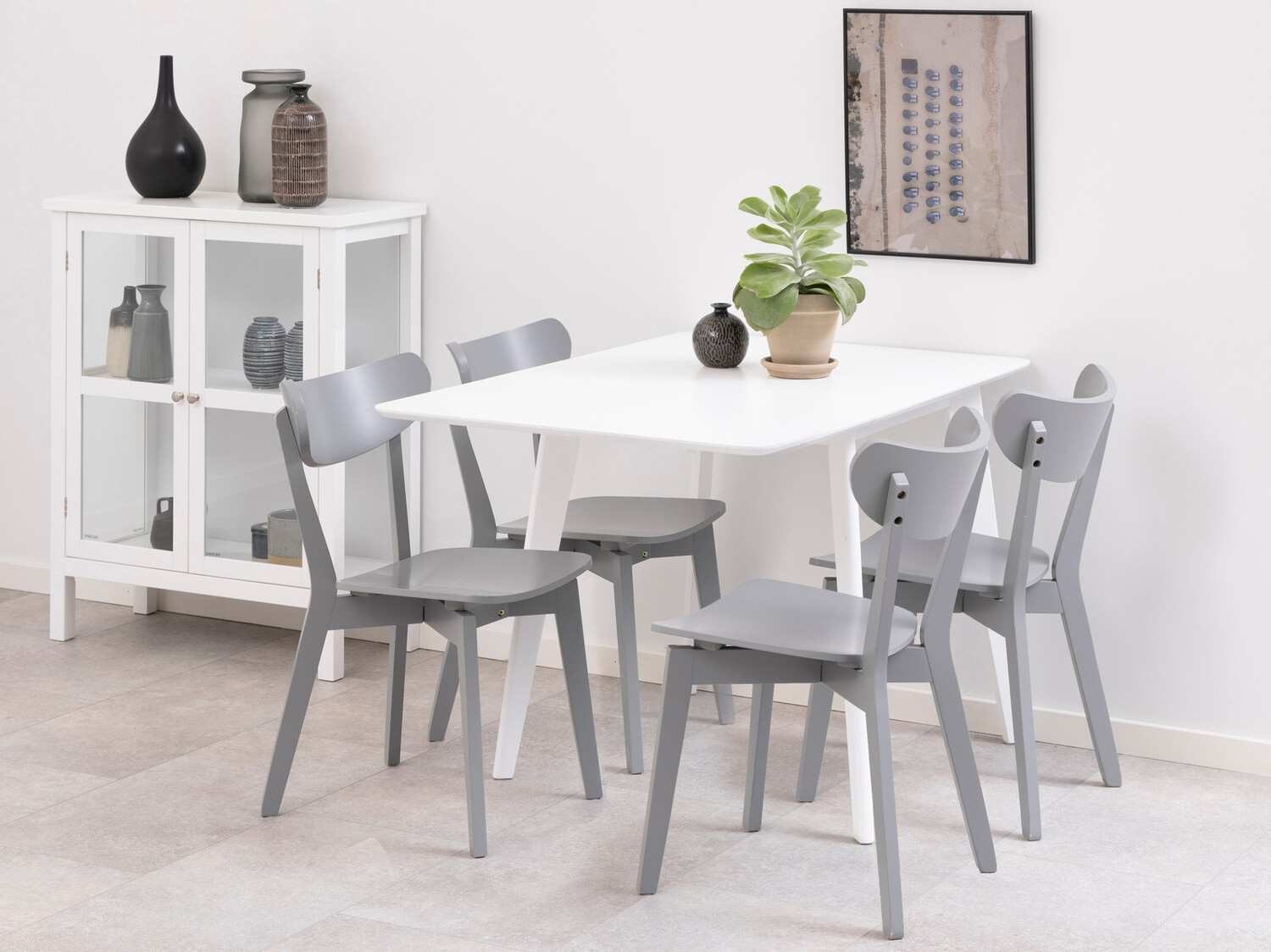 Ēdamistabas komplekts Norsica 710 (Pelēks)