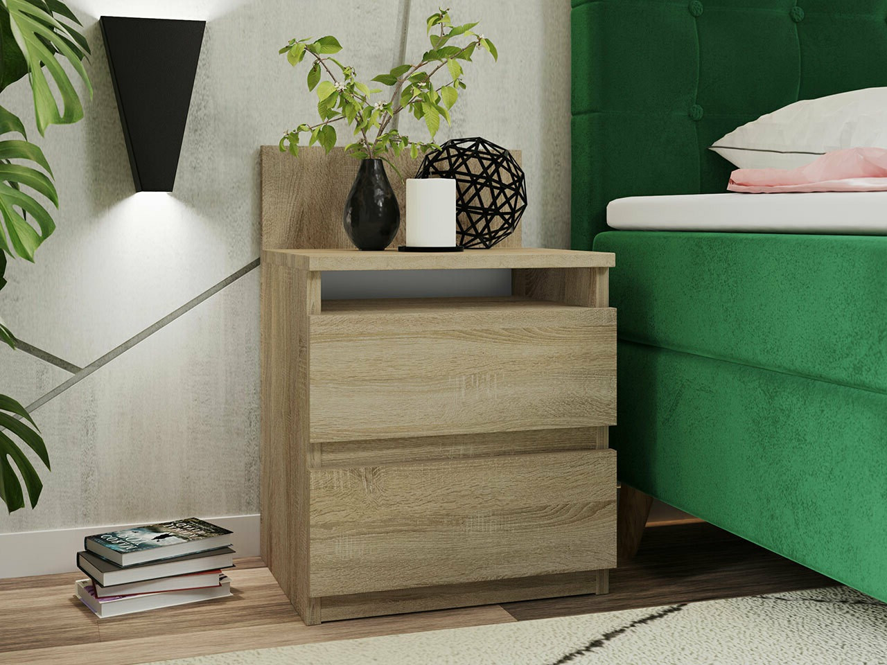 Naktsgaldiņš Comfivo 157 (Sonomas ozols)