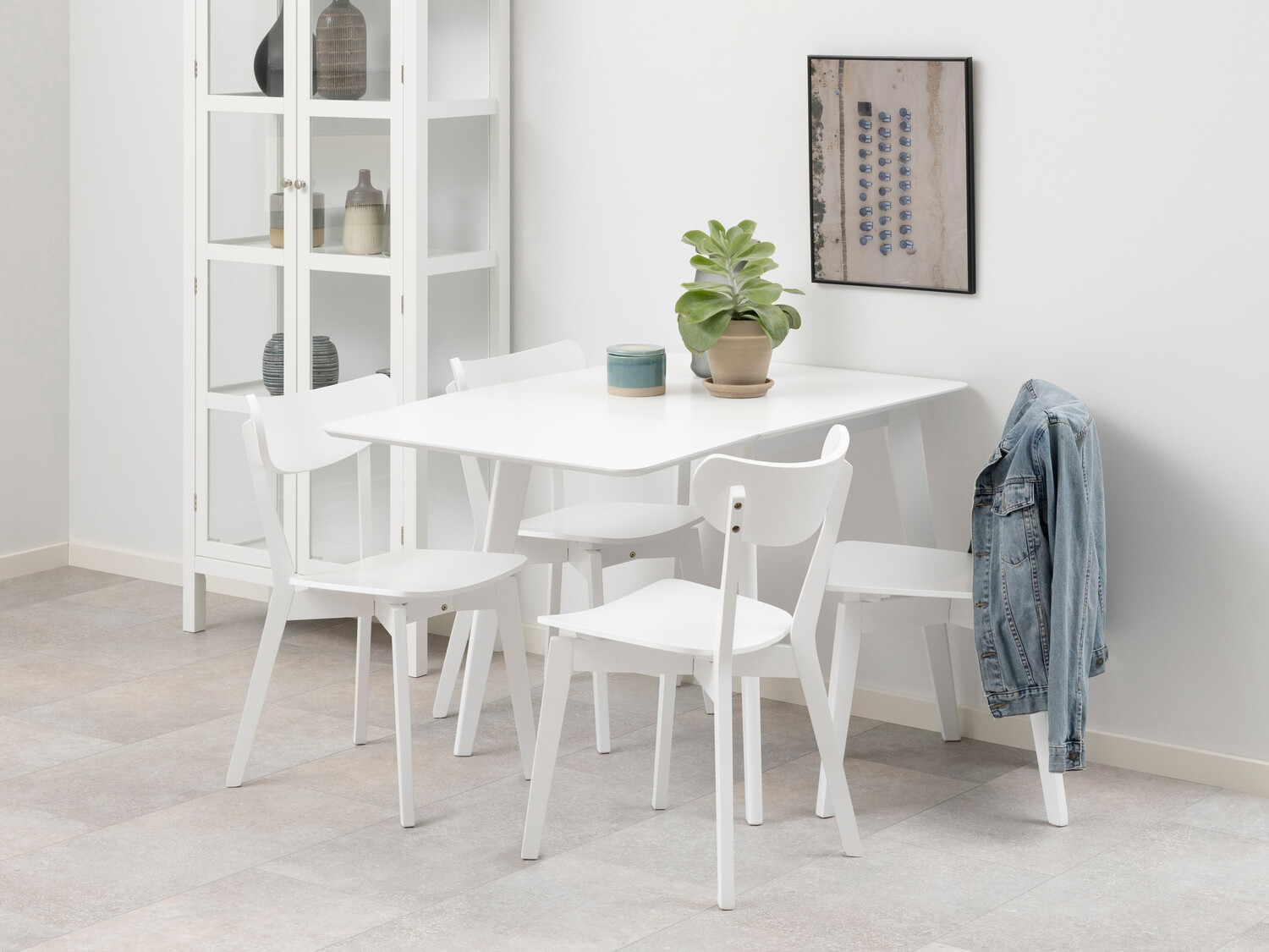 Обеденный гарнитур Norsica 710 (Белый)