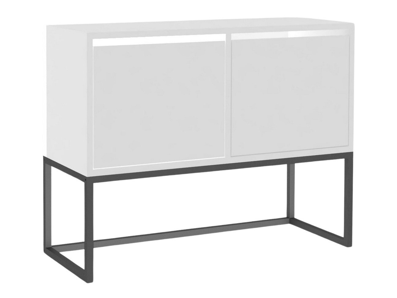 Skapis Kailua 2440 (Balts + Melns)