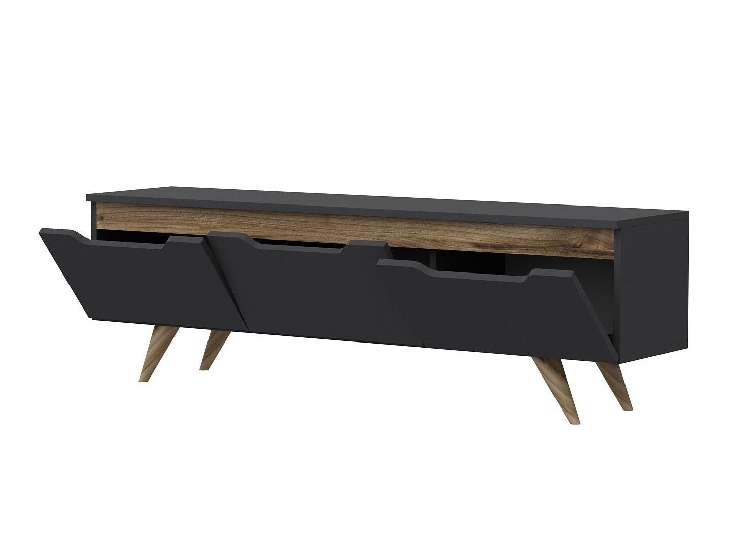 TV galds Kailua 947 (Antracīts + Ozols)