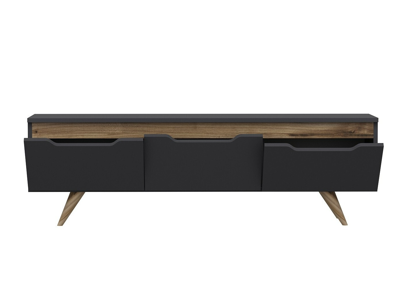 TV galds Kailua 947 (Antracīts + Ozols)