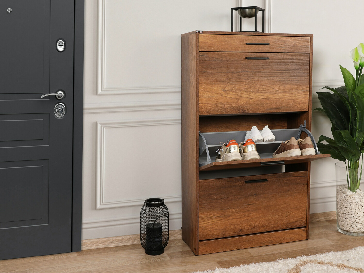 Kurpju kaste Kailua 1033 (Melns + Riekstkoks)