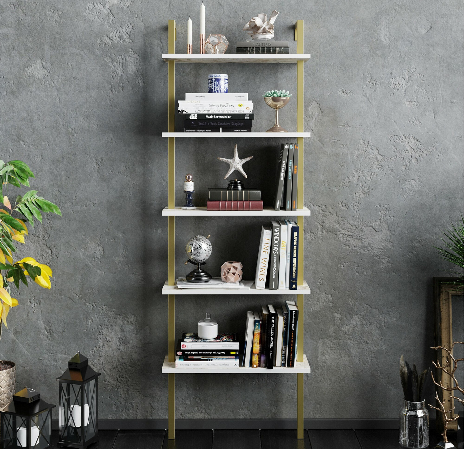 Plaukts Kailua 1027 (Balts + Zelta)