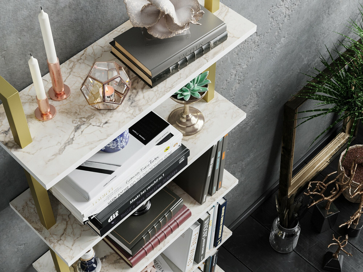 Plaukts Kailua 1027 (Balts + Zelta)