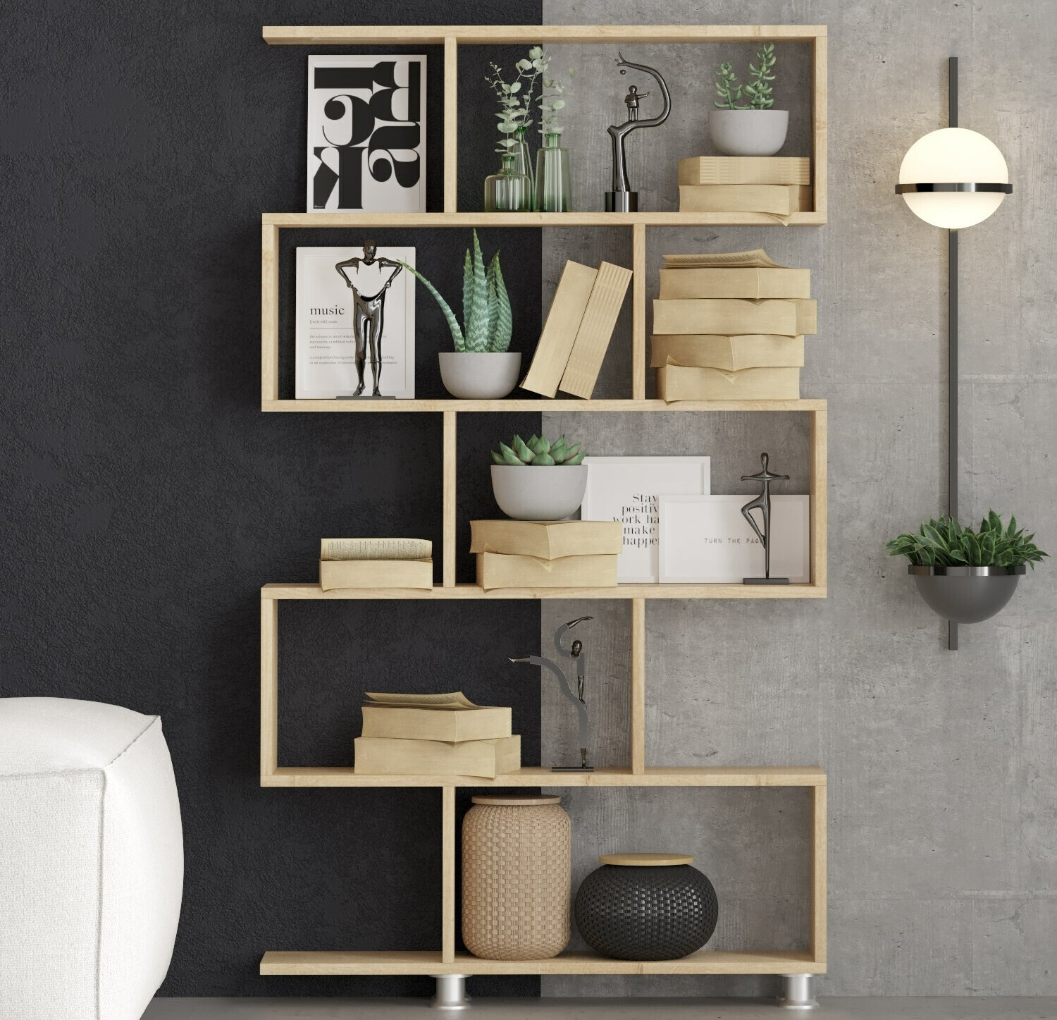 Стеллаж Kailua 1042 (Дуб)