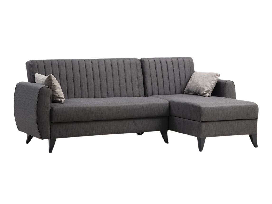 Stūra dīvāns Altadena 598 (Tumši pelēks)