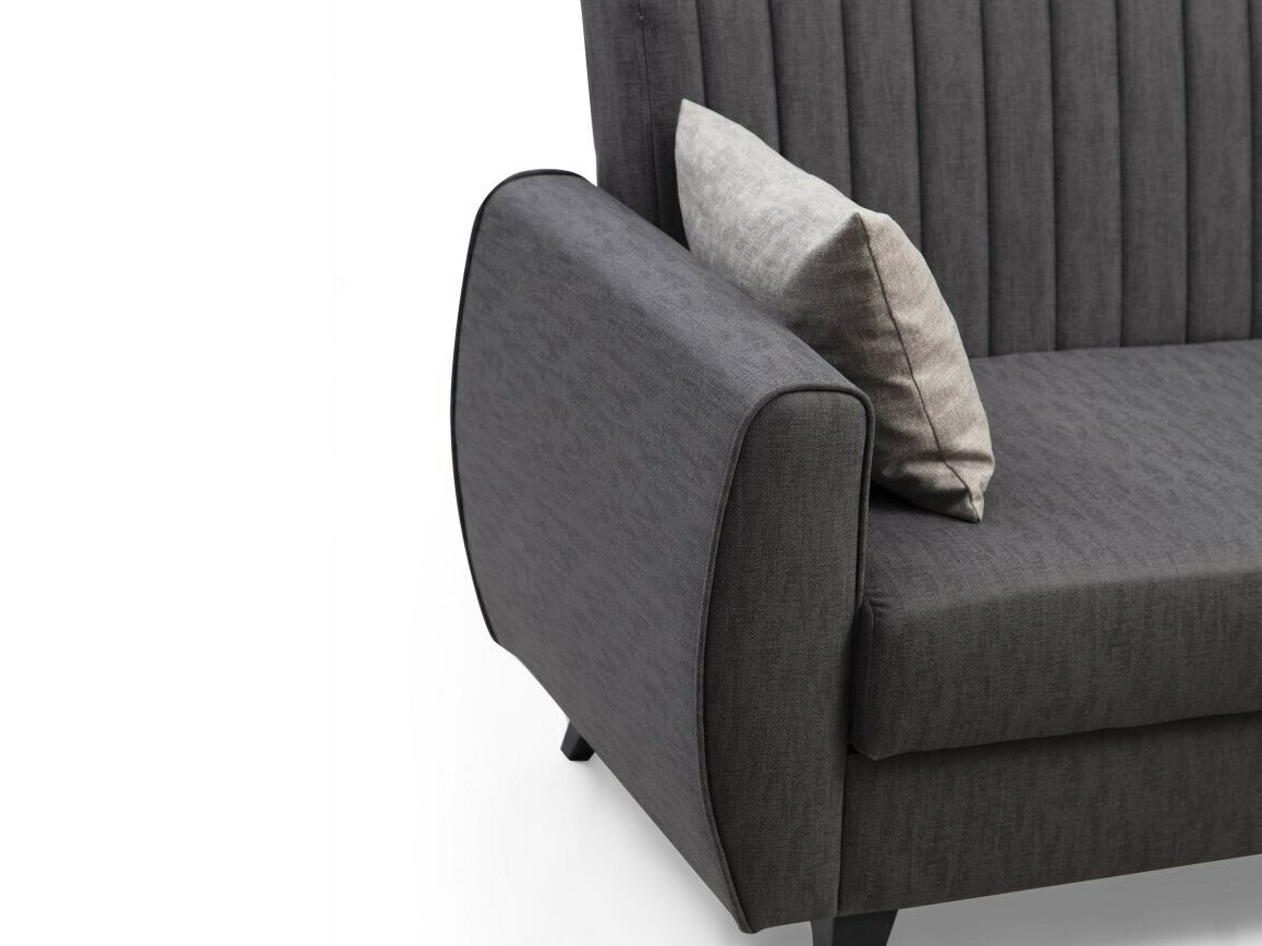 Stūra dīvāns Altadena 598 (Tumši pelēks)