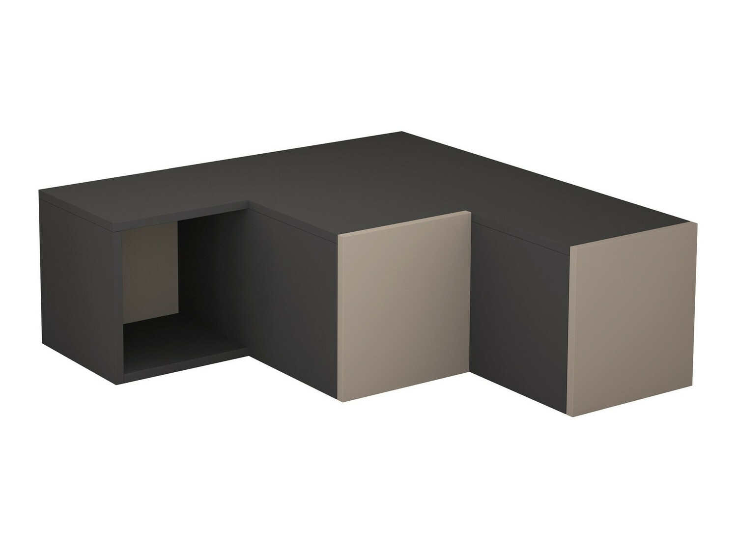 TV galds Kailua 1058 (Antracīts + Gaiši brūns)