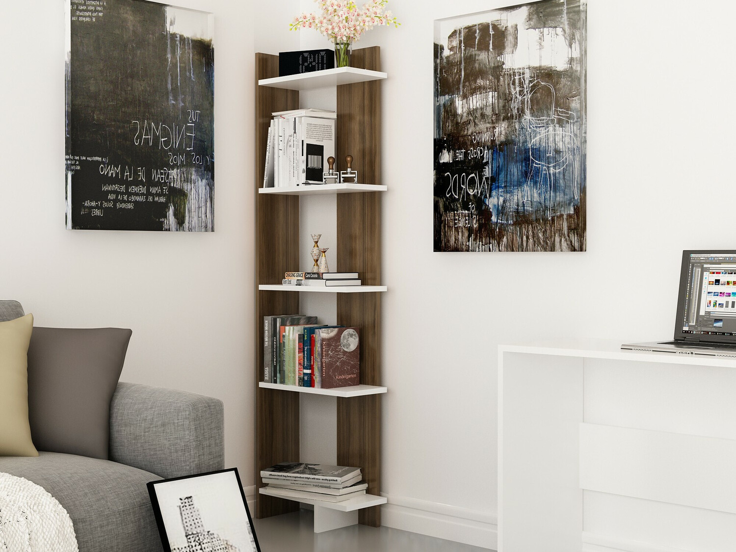 Plaukts Kailua 1074 (Riekstkoks + Balts)