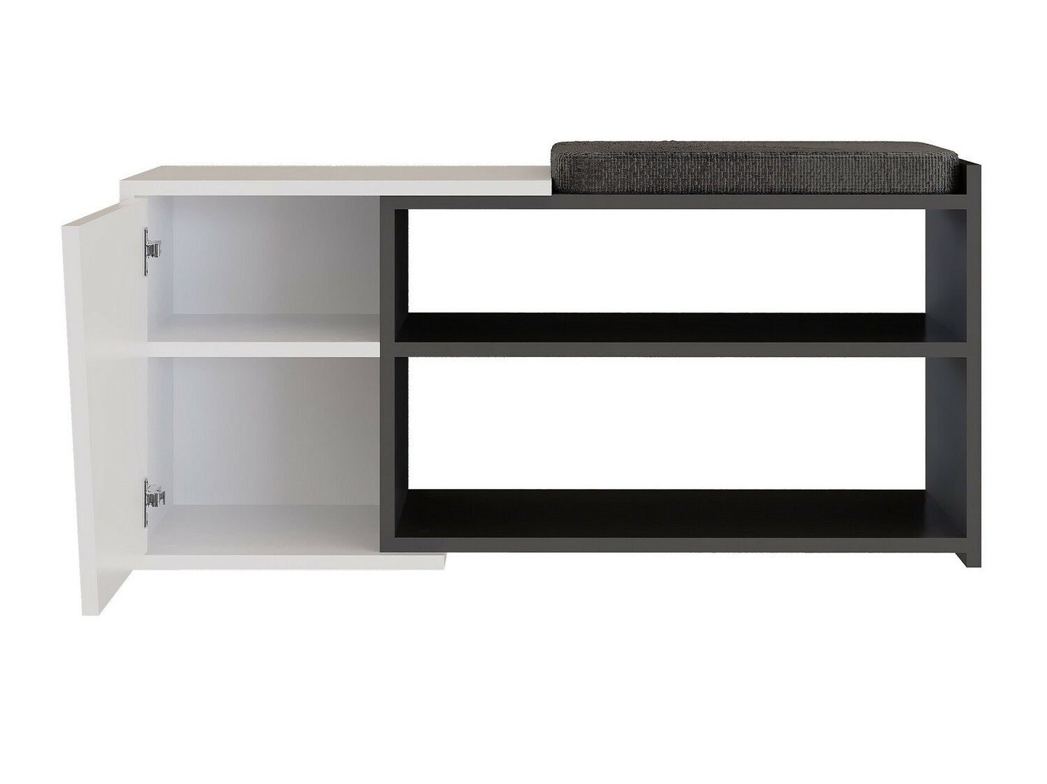 Полка для обуви Kailua 1081 (Белый + Антрацит)