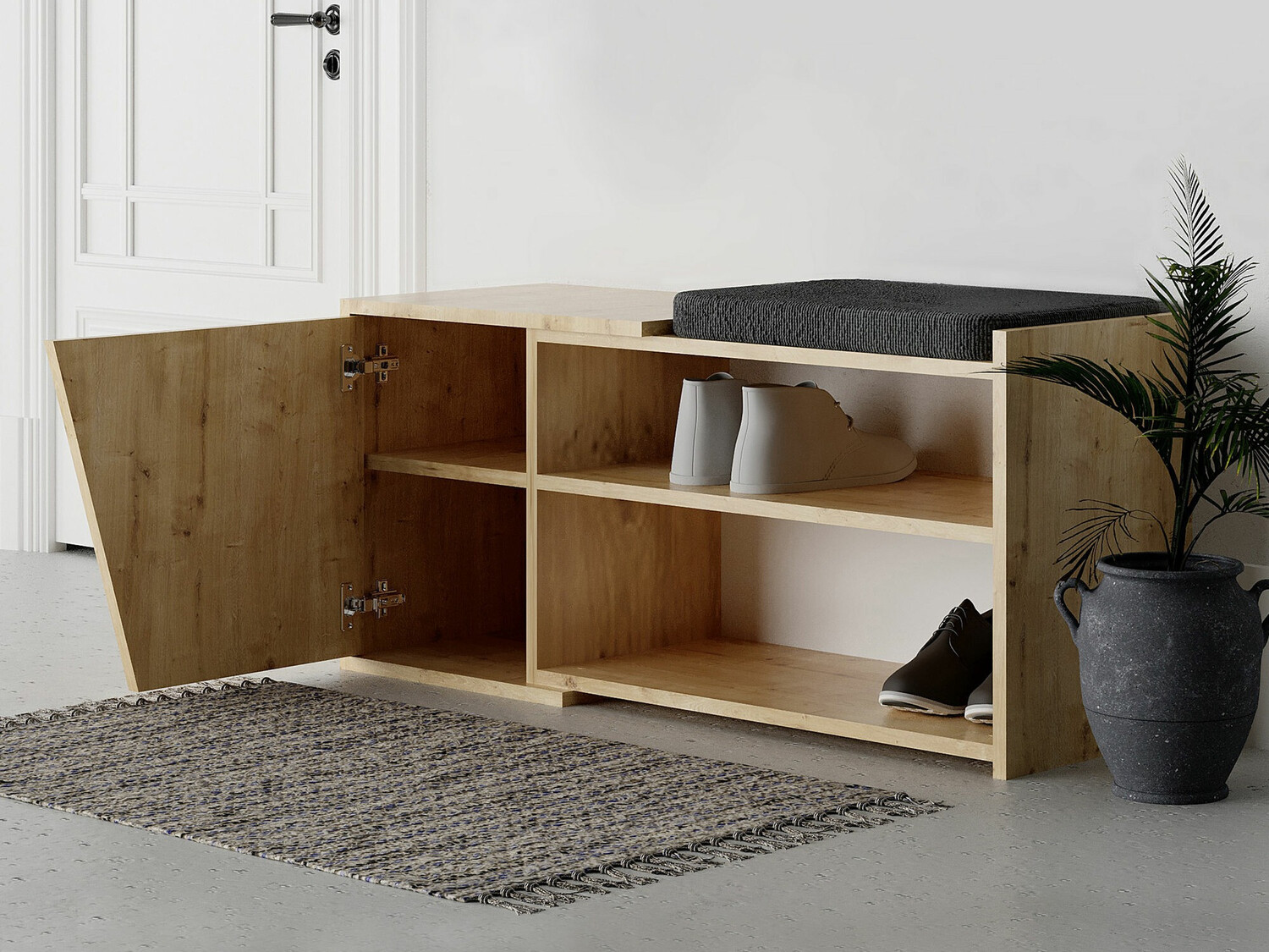 Полка для обуви Kailua 1081 (Дуб)