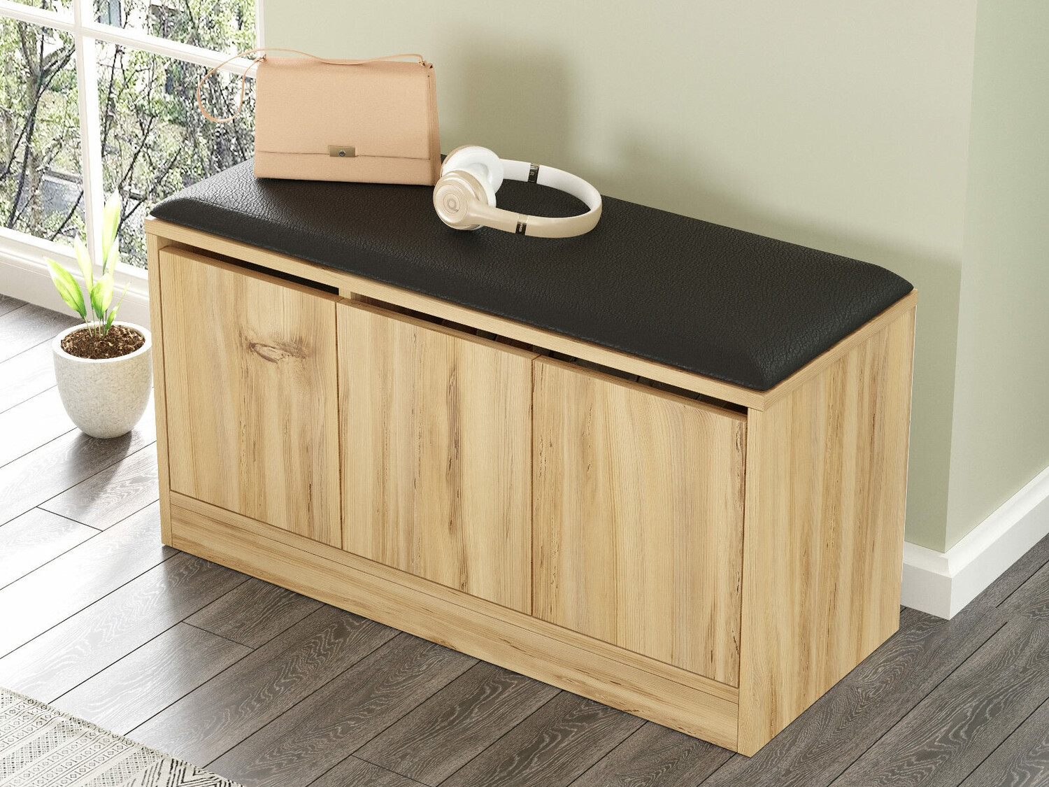 Полка для обуви Kailua 1084 (Дуб)