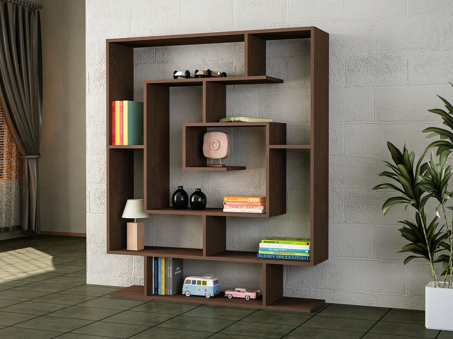 Plaukts Kailua 1089 (Brūns)