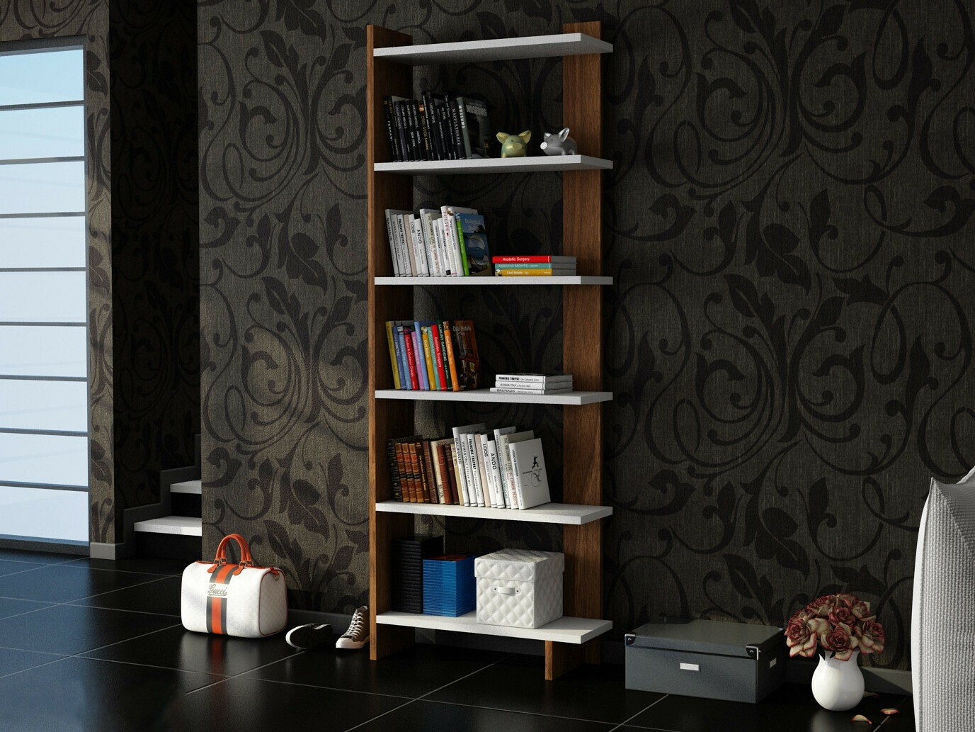 Plaukts Kailua 1090 (Riekstkoks + Balts)