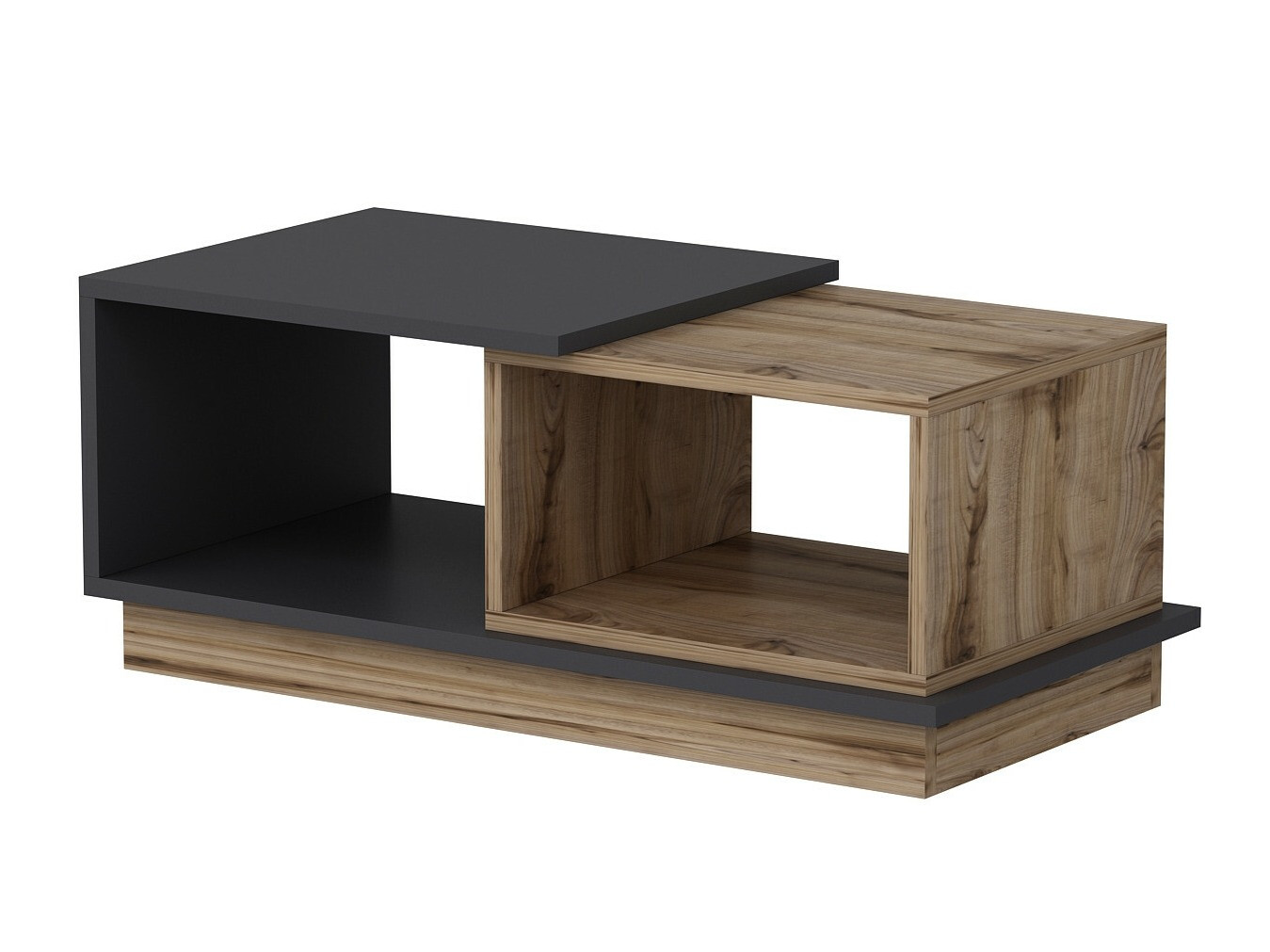 Журнальный столик Kailua 2582 (Антрацит + Дуб)
