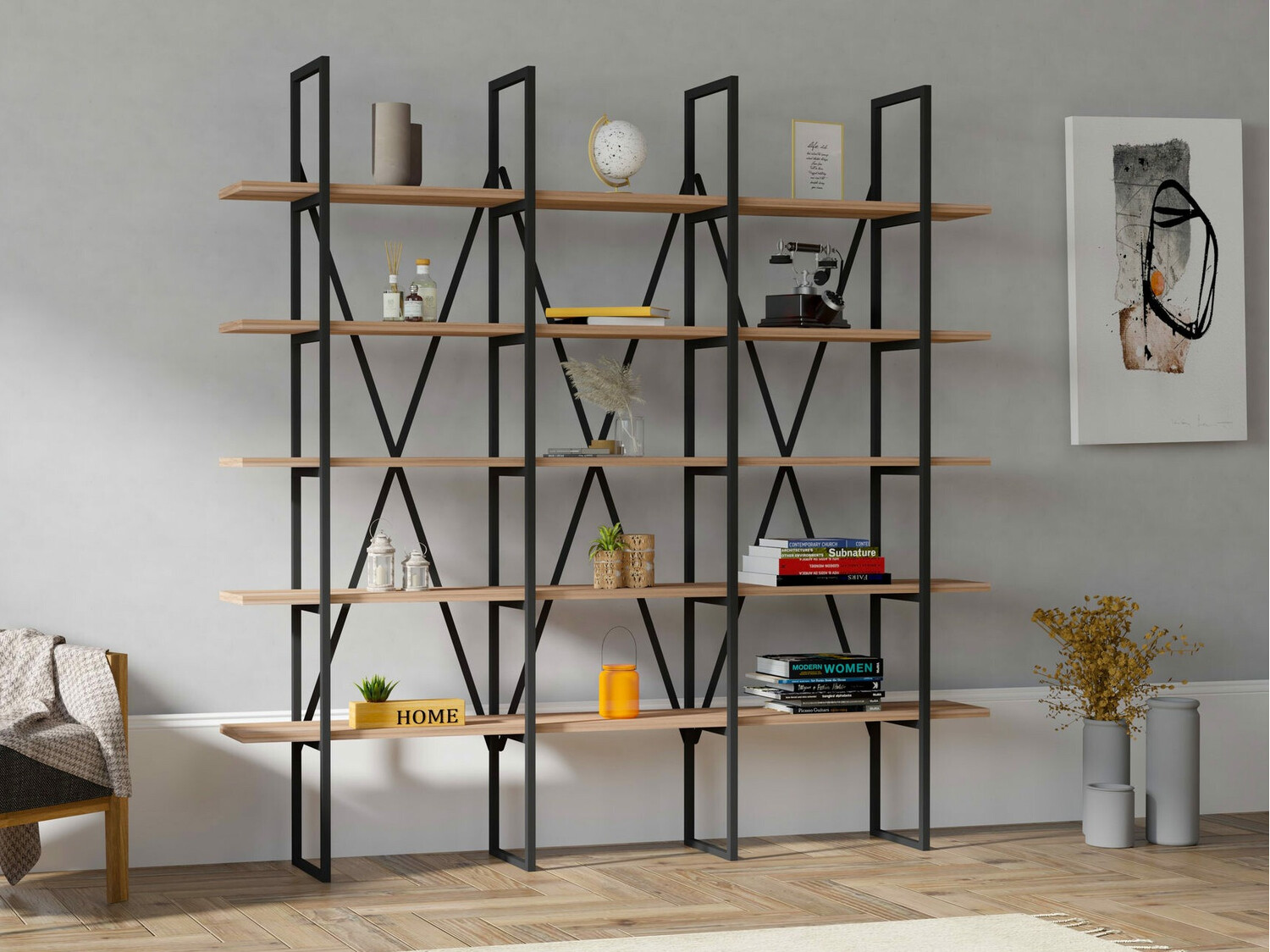 Plaukts Kailua 1122 (Priede + Melns)