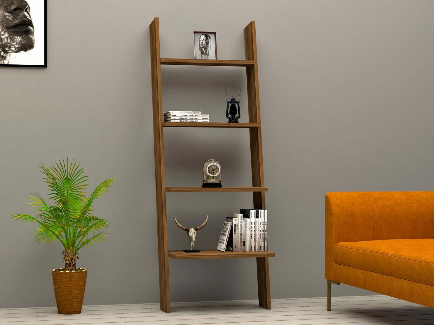 Стеллаж Kailua 1124 (Грецкий орех)