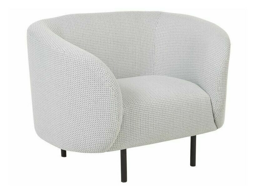 Комплект мягкой мебели Berwyn 124 (Белый + Чёрный)