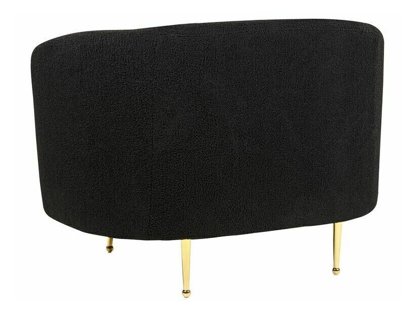 Комплект мягкой мебели Berwyn 124 (Чёрный + Золотой)