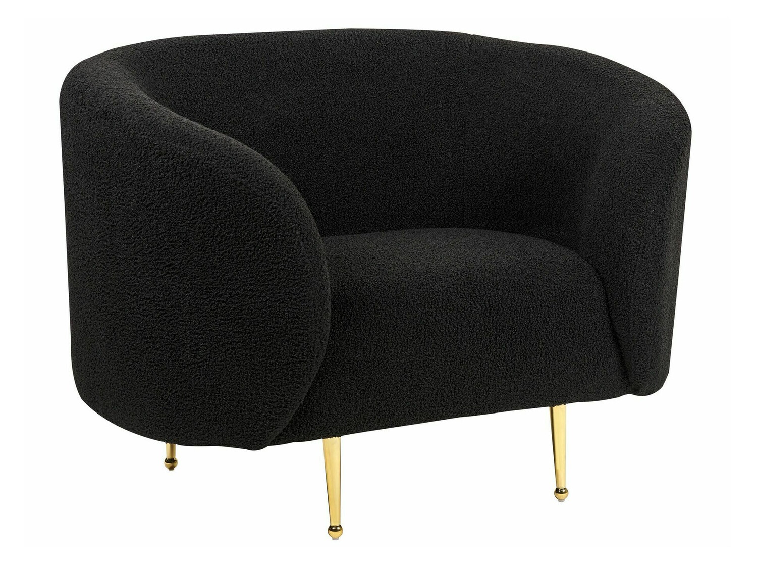 Кресло Berwyn 122 (Чёрный + Золотой)