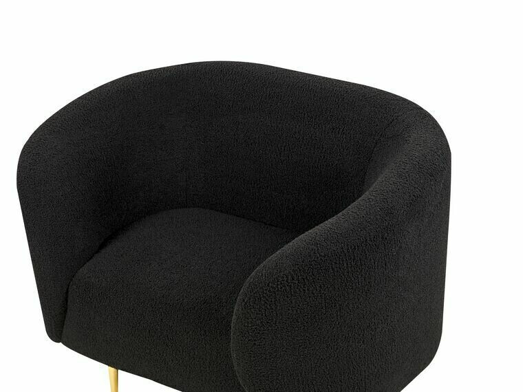 Кресло Berwyn 122 (Чёрный + Золотой)