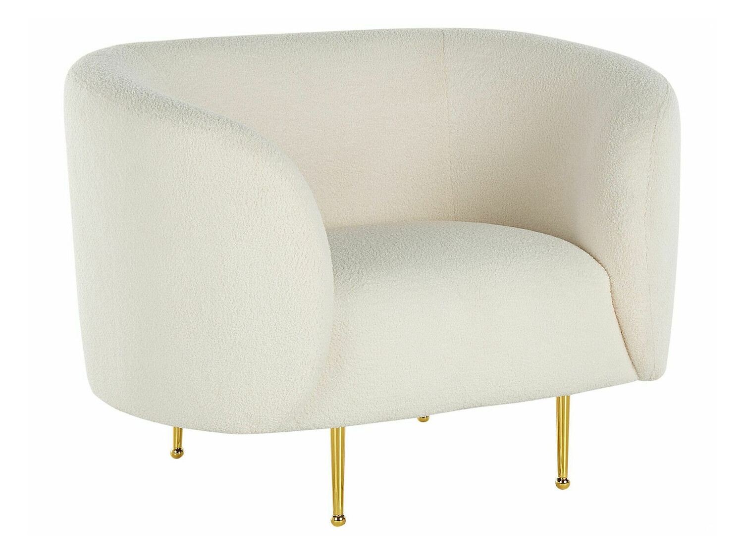 Krēsls Berwyn 122 (Balts + Zelta)