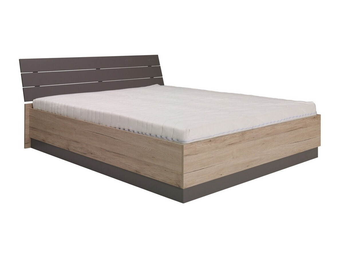 Guļamistabas komplekts Murrieta 151 (Sanremo ozols + Pelēks)