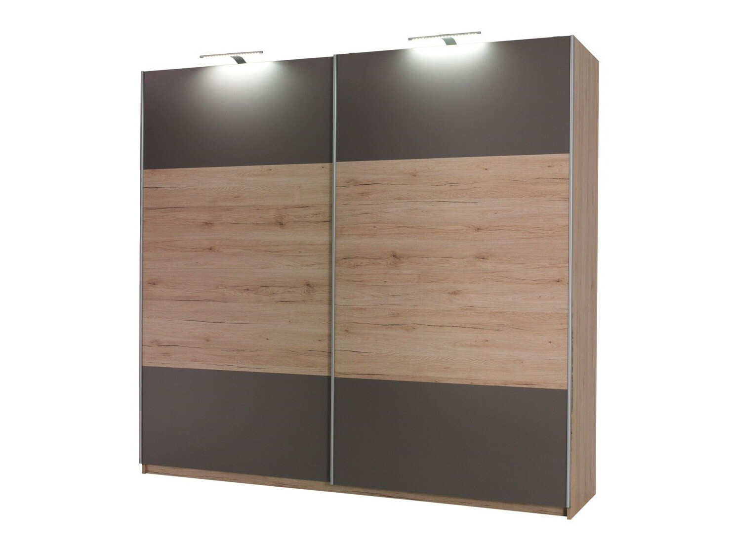 Guļamistabas komplekts Murrieta 151 (Sanremo ozols + Pelēks)