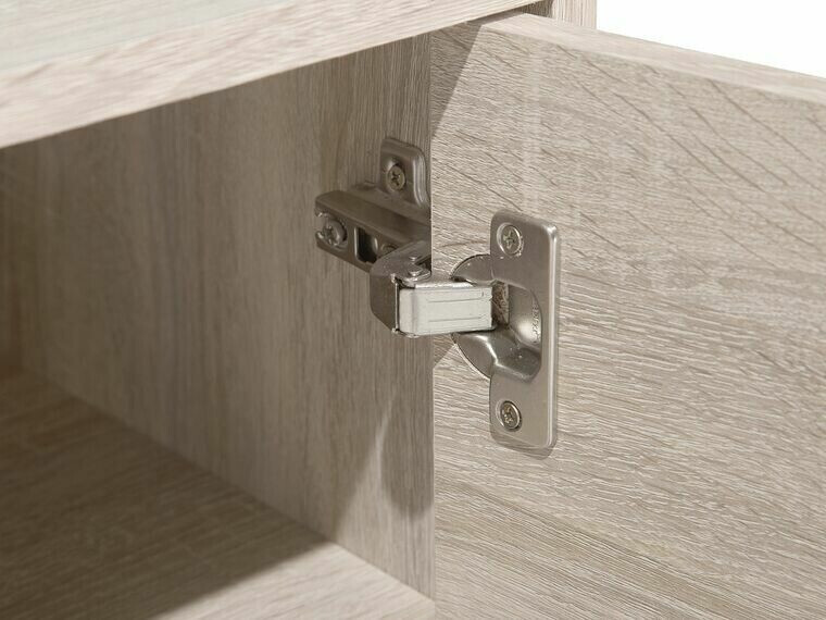 TV galds Berwyn 139 (Pelēks + Gaišs koks)