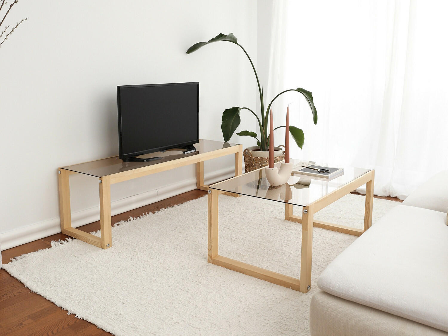 Žurnālu galdiņš Kailua 1179 (Gaiši brūns)