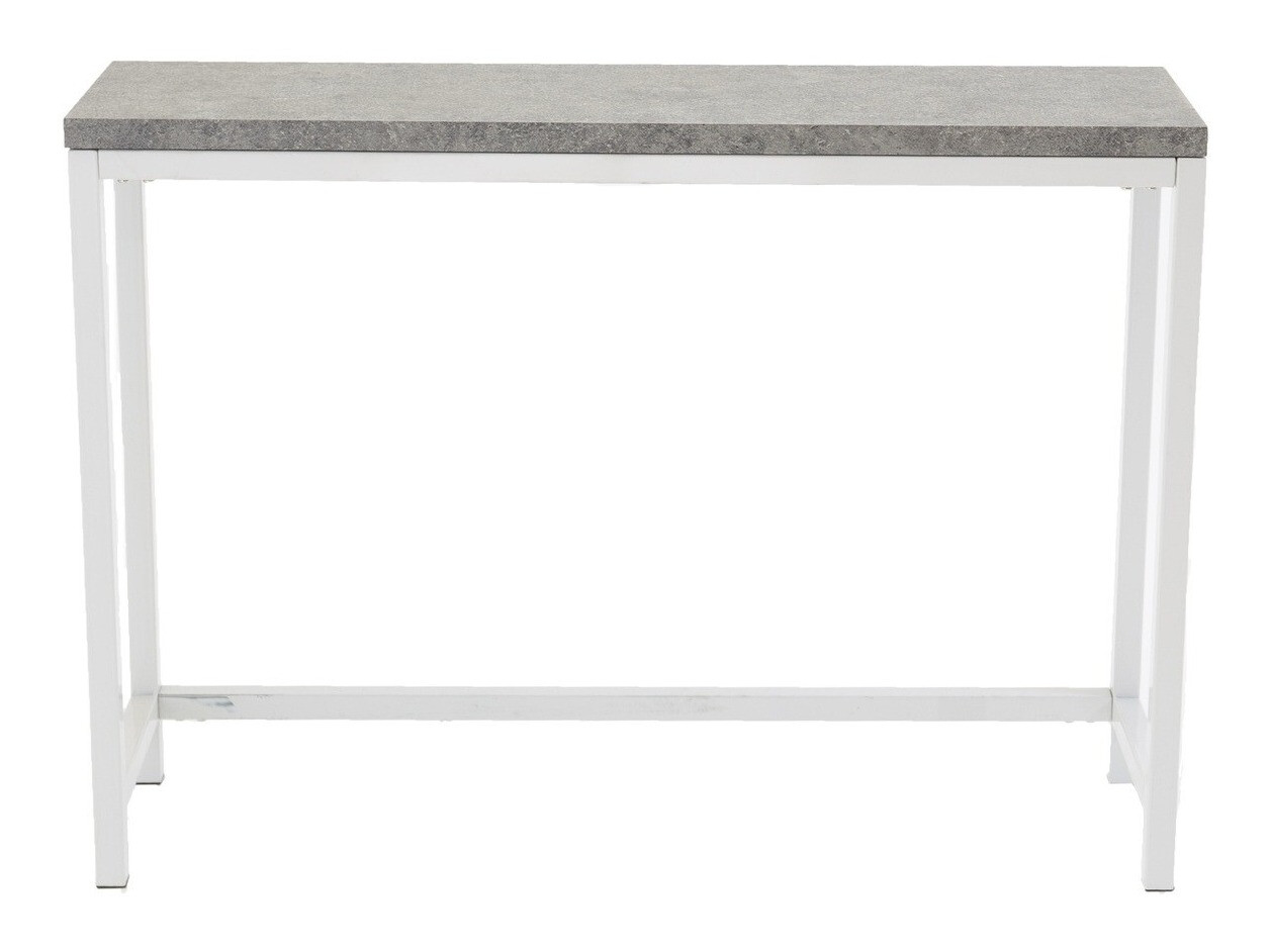 Консоль Dallas 2468 (Белый + Бетон)