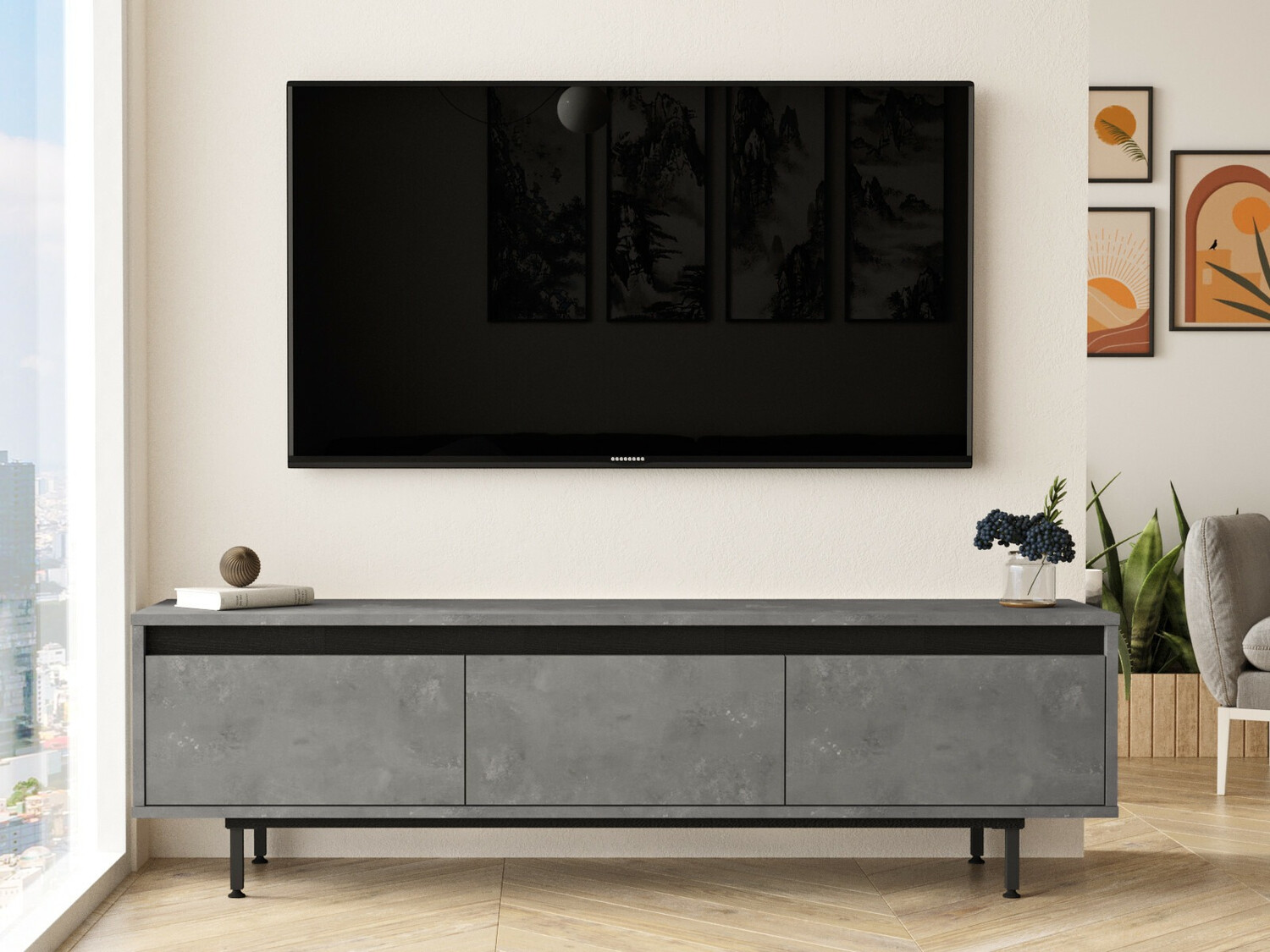 TV galds Kailua 1251 (Pelēks)