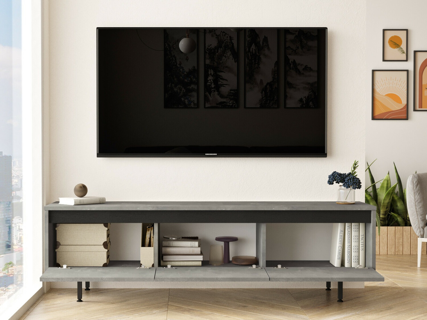 TV galds Kailua 1251 (Pelēks)