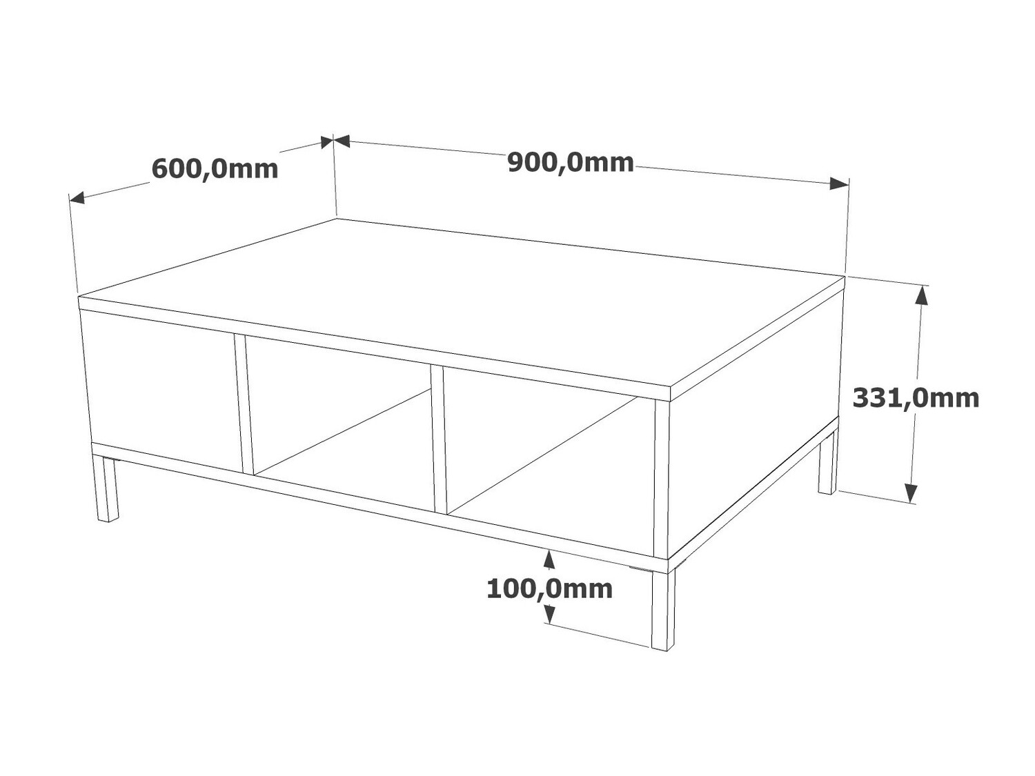 Žurnālu galdiņš Kailua 1261