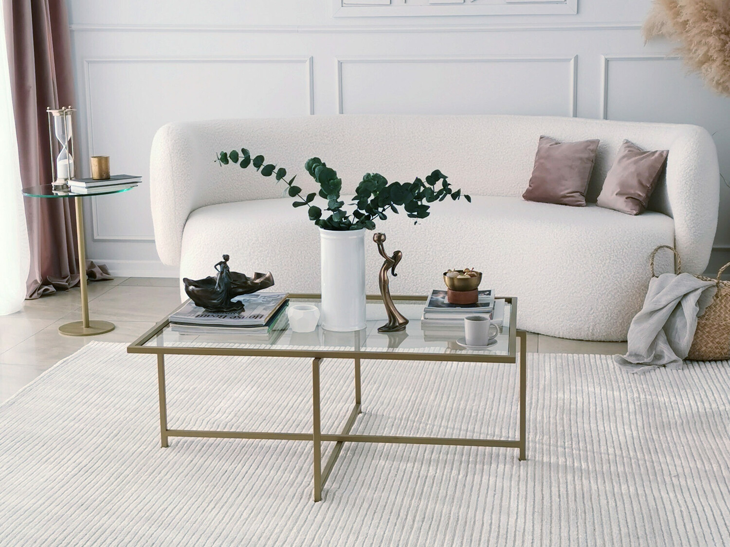 Žurnālu galdiņš Kailua 1281 (Zelta)