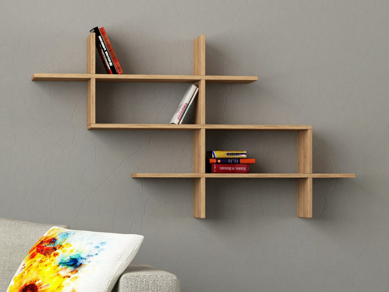 Настенная полка Kailua 1313 (Дуб)