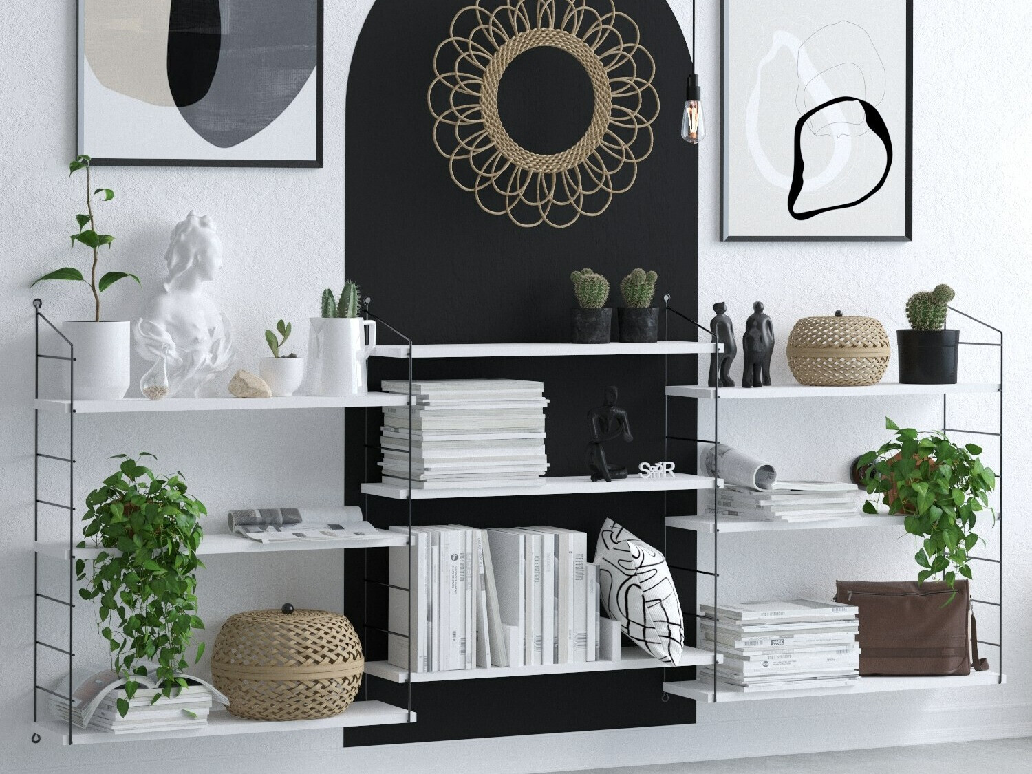 Настенная полка Kailua 1317